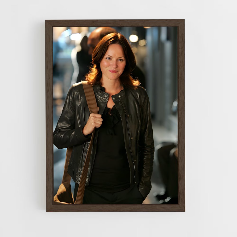 ap-sara sidle-4 cadre Bois foncé