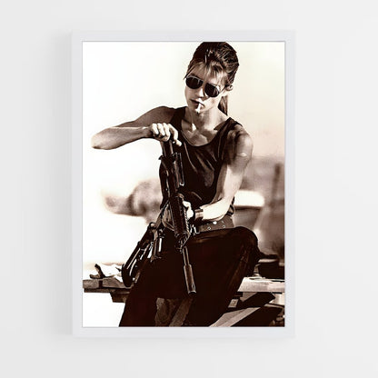 ap-sarah connor-2 cadre Blanc