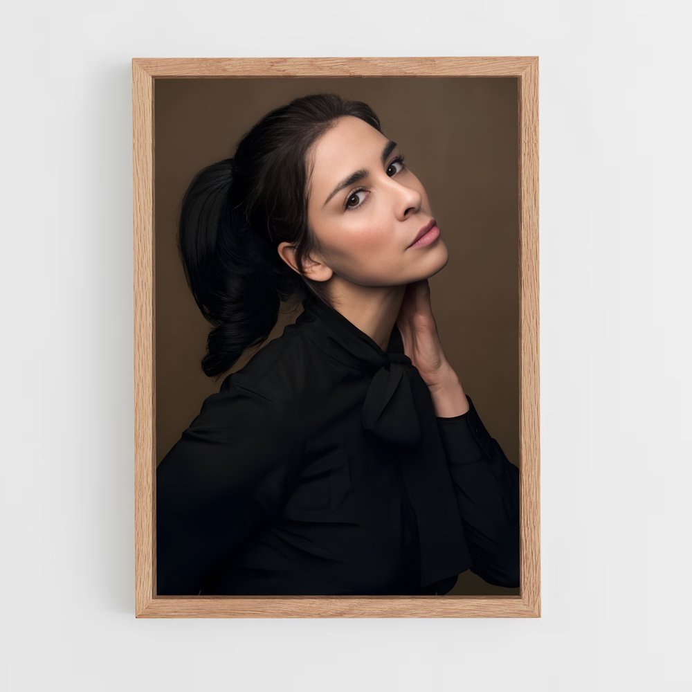 ap-sarah silverman-5 cadre Bois clair
