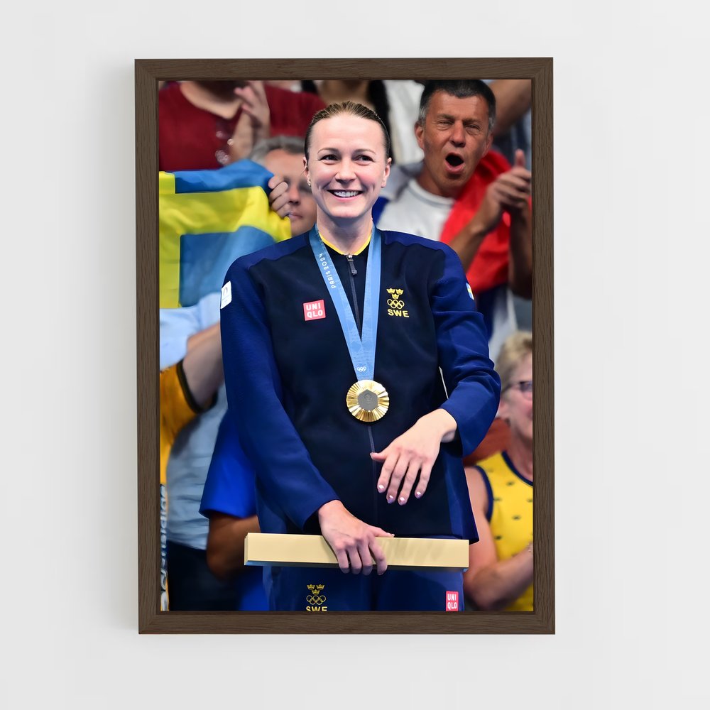 ap-sarah sjostrom-6 cadre Bois foncé