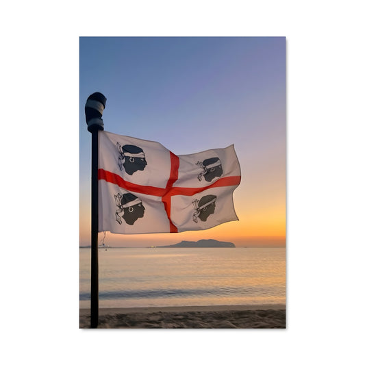 Poster Drapeau de Sardaigne