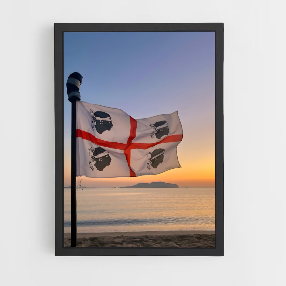 ap-sardinia flag-1 cadre Noir