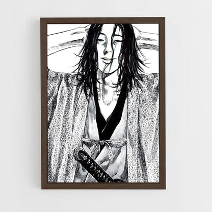 ap-sasaki kojiro-7 cadre Bois foncé