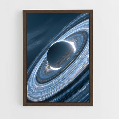 ap-saturn rings-1 cadre Bois foncé