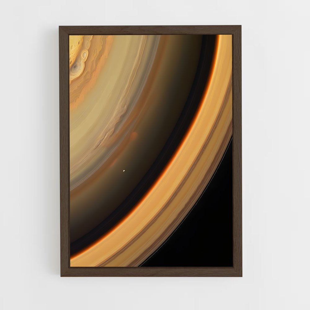 ap-saturn rings-2 cadre Bois foncé