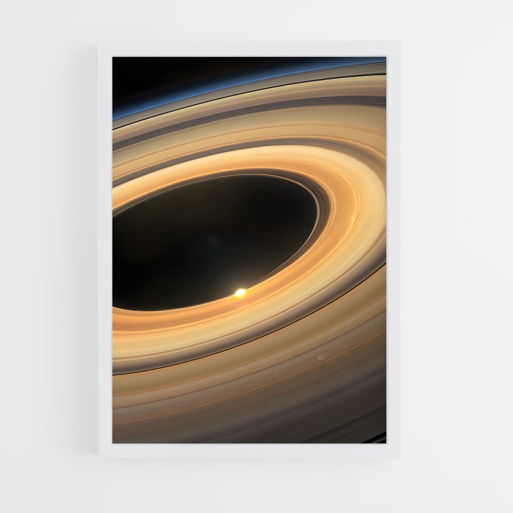 ap-saturn rings-3 cadre Blanc