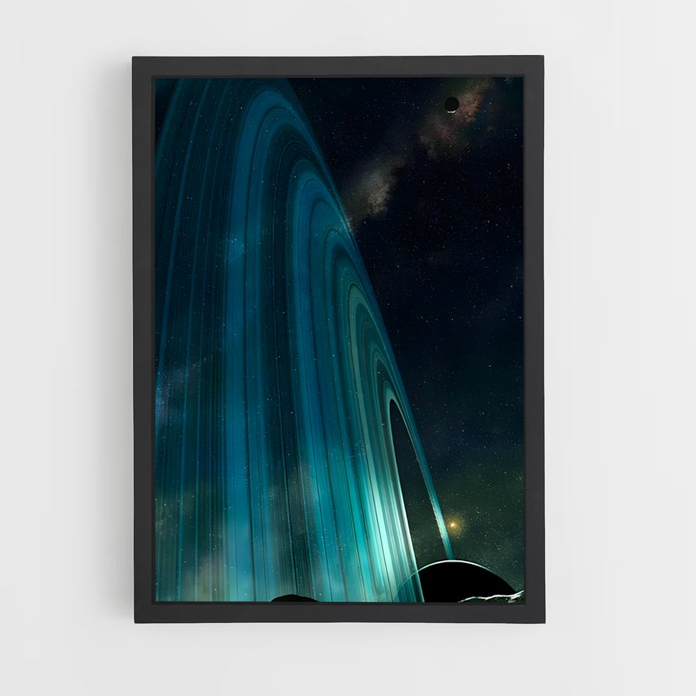ap-saturn rings-4 cadre Noir