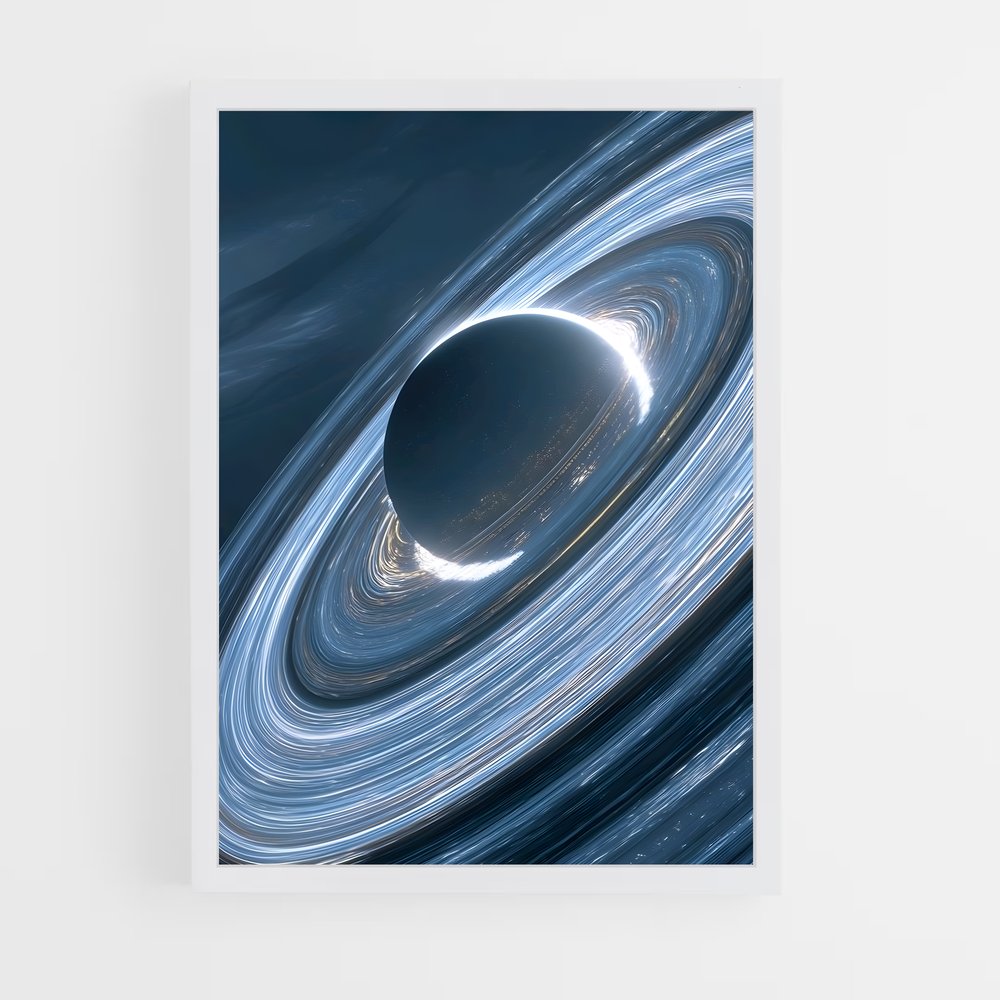ap-saturn rings-6 cadre Blanc