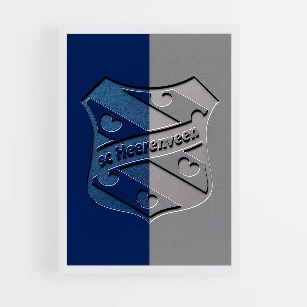 ap-sc heerenveen-3 cadre Blanc
