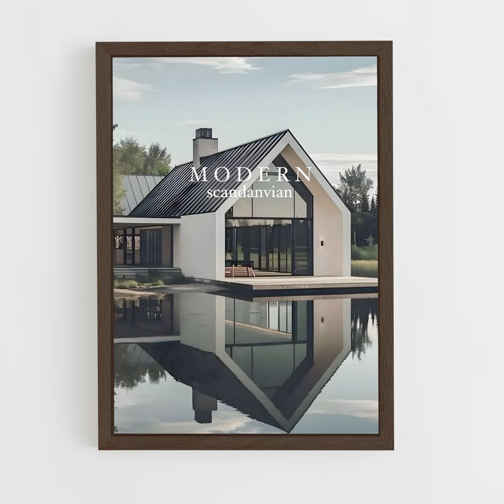 ap-scandinavian architecture-8 cadre Bois foncé