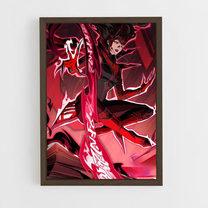 ap-scarlet witch-8 cadre Bois foncé