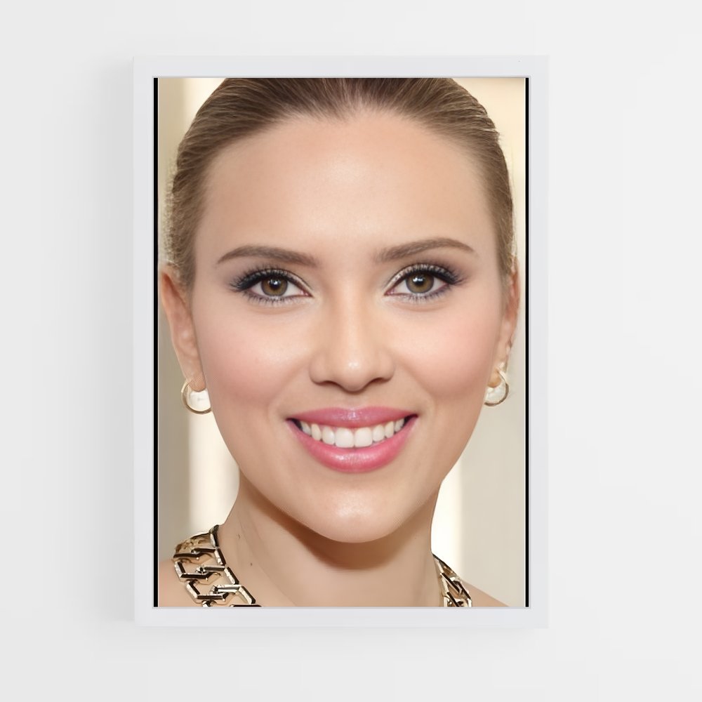 ap-scarlett johansson-5 cadre Blanc