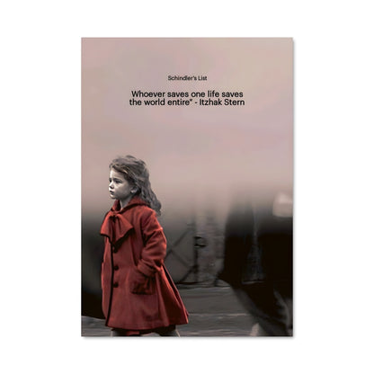 Poster Le Manteau Rouge