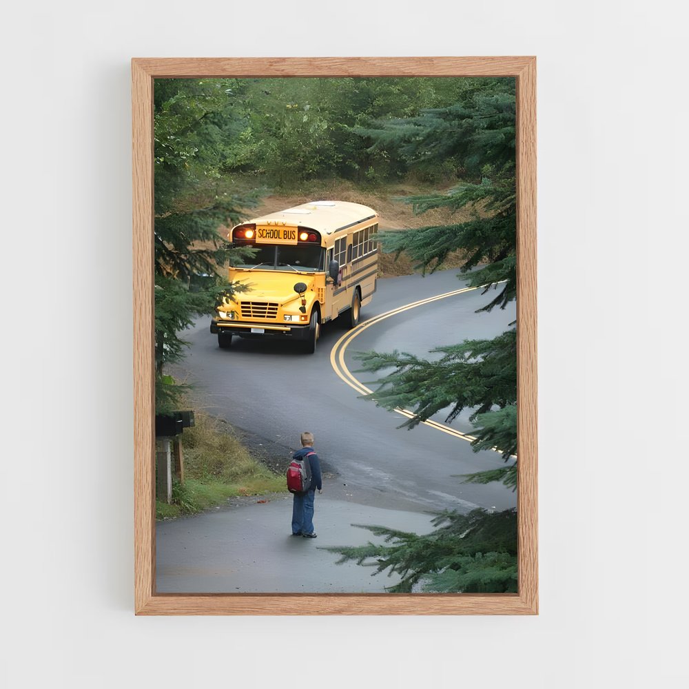 ap-school bus bluebird-1 cadre Bois clair
