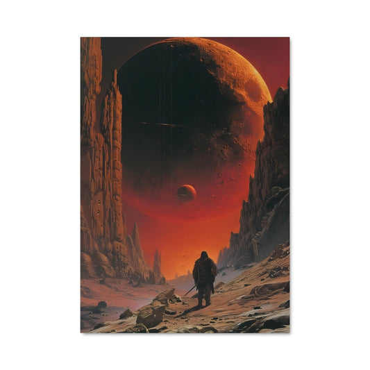 Poster Voyageur des Sommet