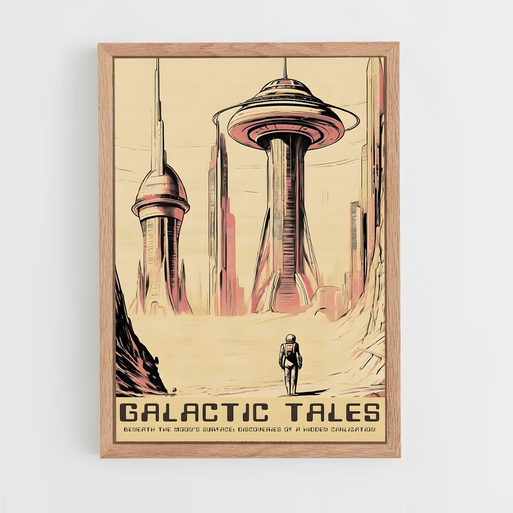 ap-sci fi art-2 cadre Bois clair