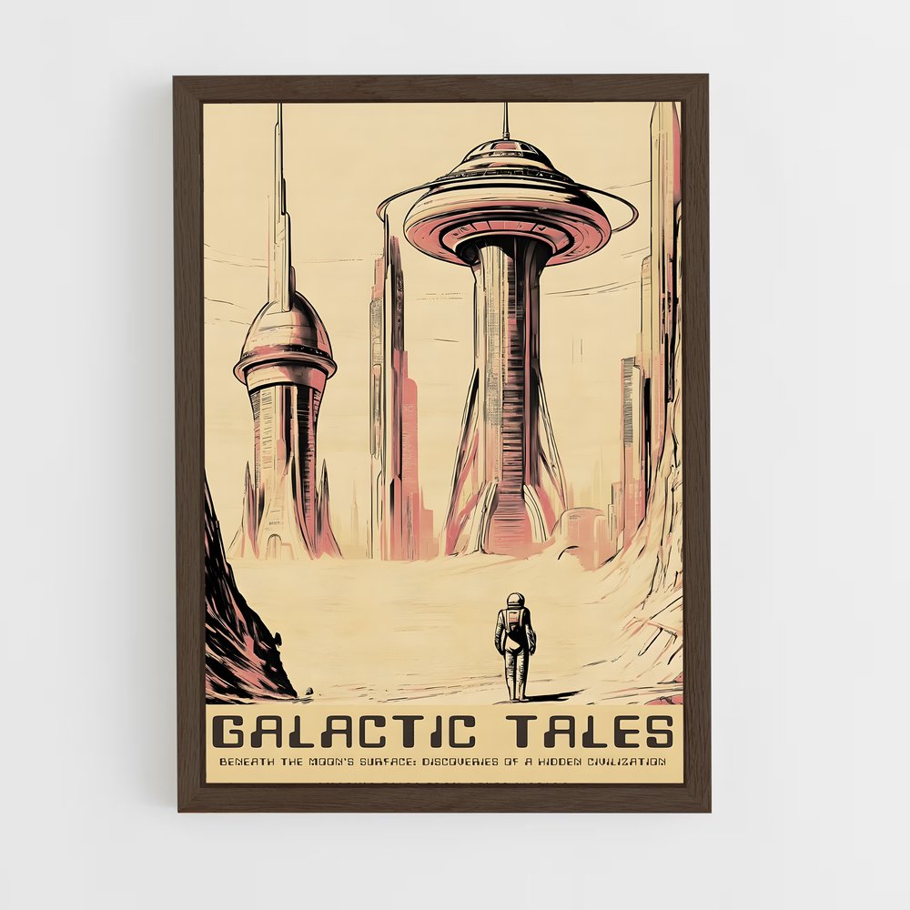 ap-sci fi art-2 cadre Bois foncé