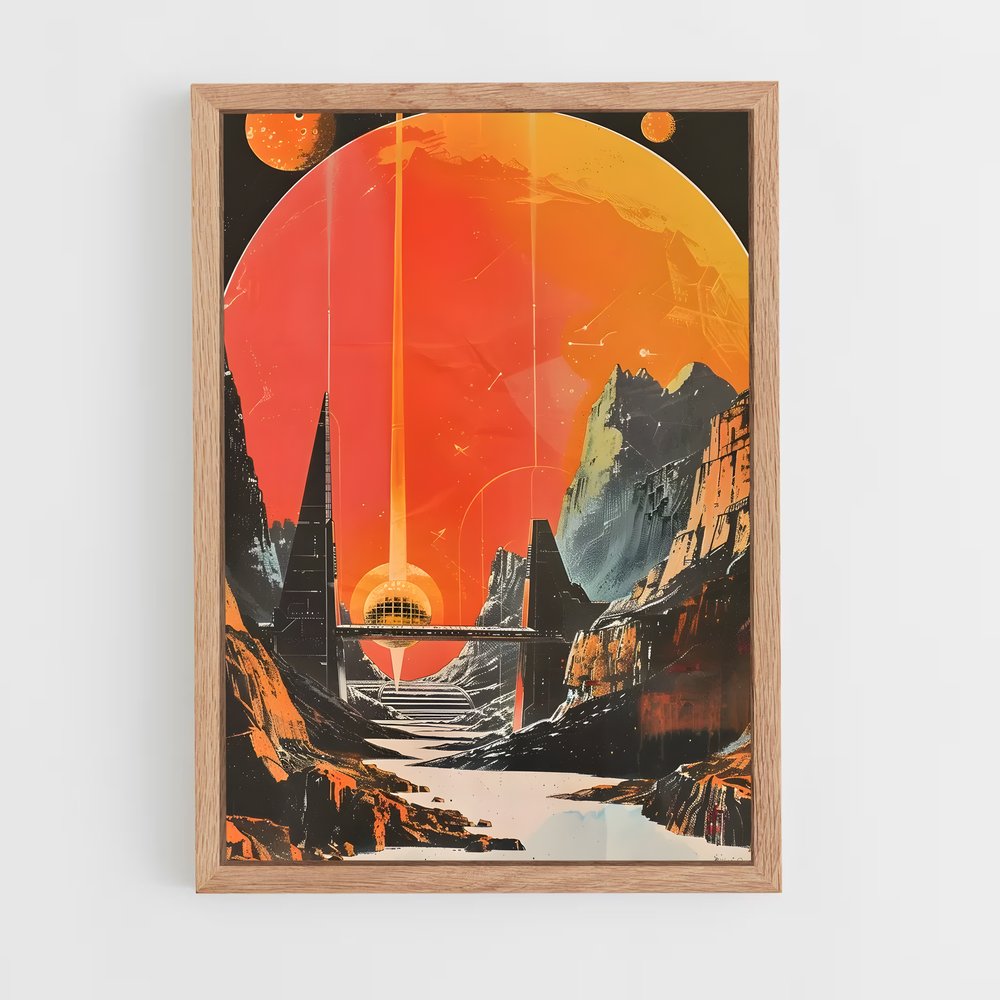 ap-sci fi art-6 cadre Bois clair