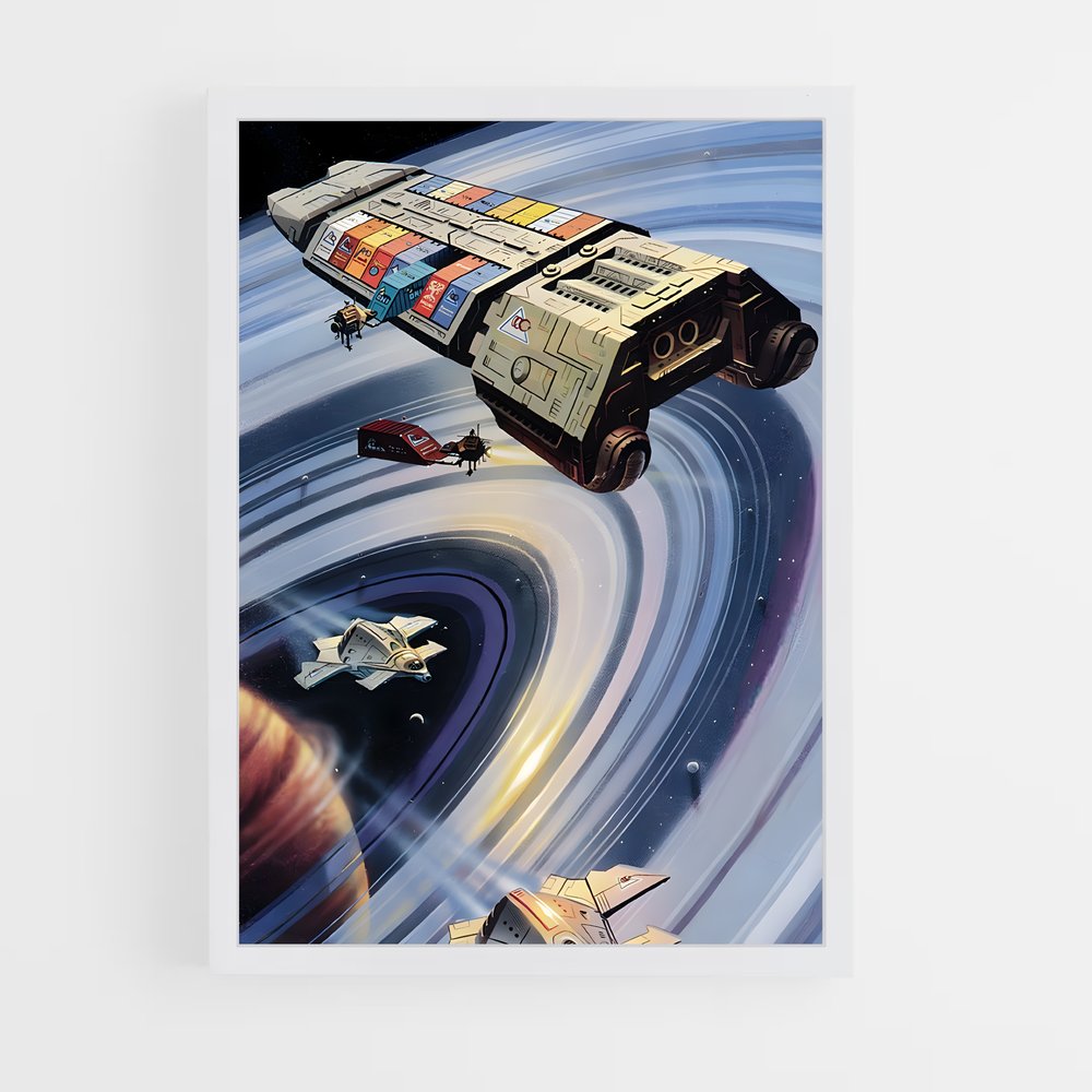 ap-sci fi art-7 cadre Blanc