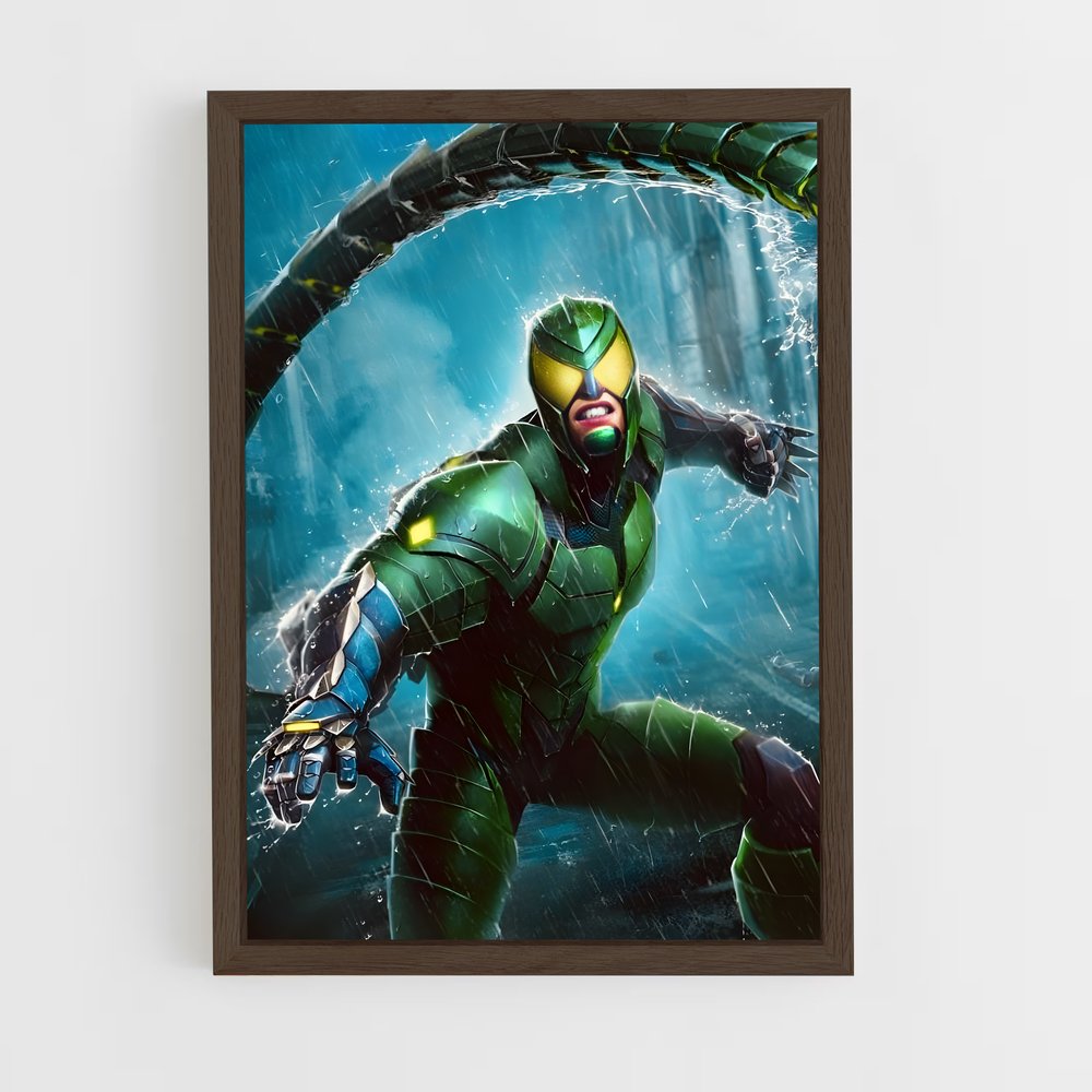 ap-scorpion spider-man-10 cadre Bois foncé