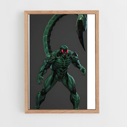 ap-scorpion spider-man-9 cadre Bois clair