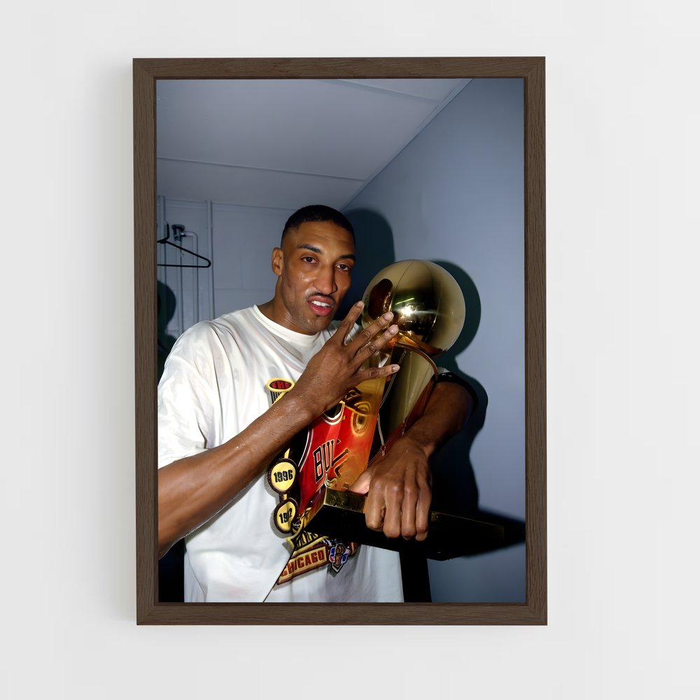 ap-scottie pippen-3 cadre Bois foncé