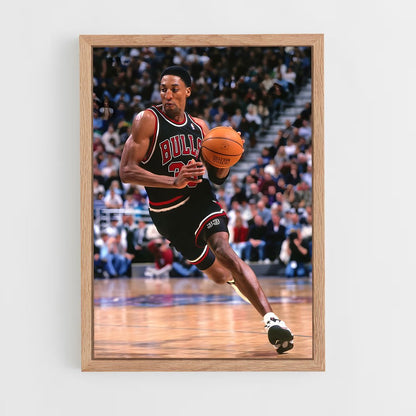 ap-scottie pippen-4 cadre Bois clair