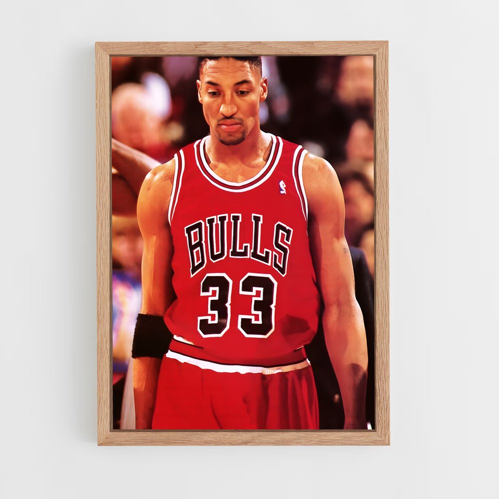 ap-scottie pippen-6 cadre Bois clair
