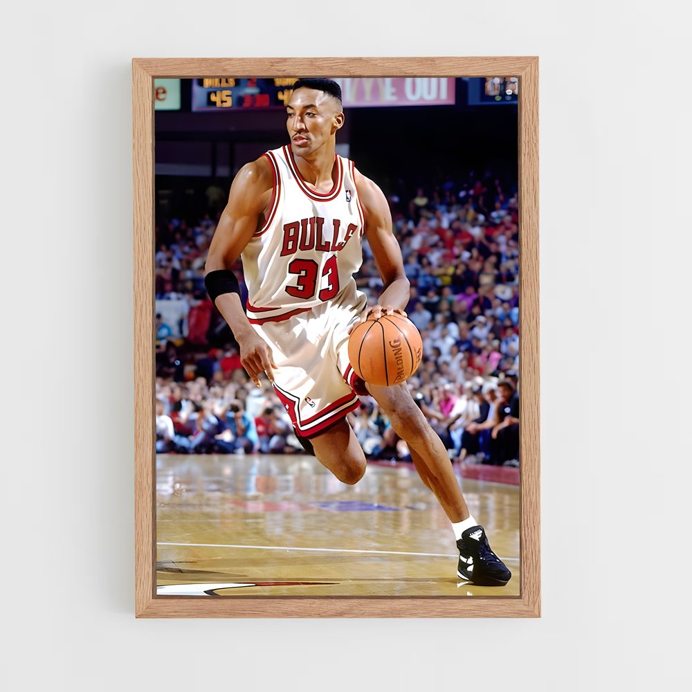 ap-scottie pippen-7 cadre Bois clair