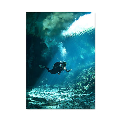 Poster Scuba diving 67931