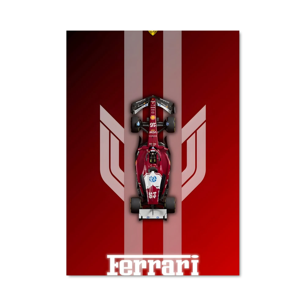 Poster Ferrari Rosso