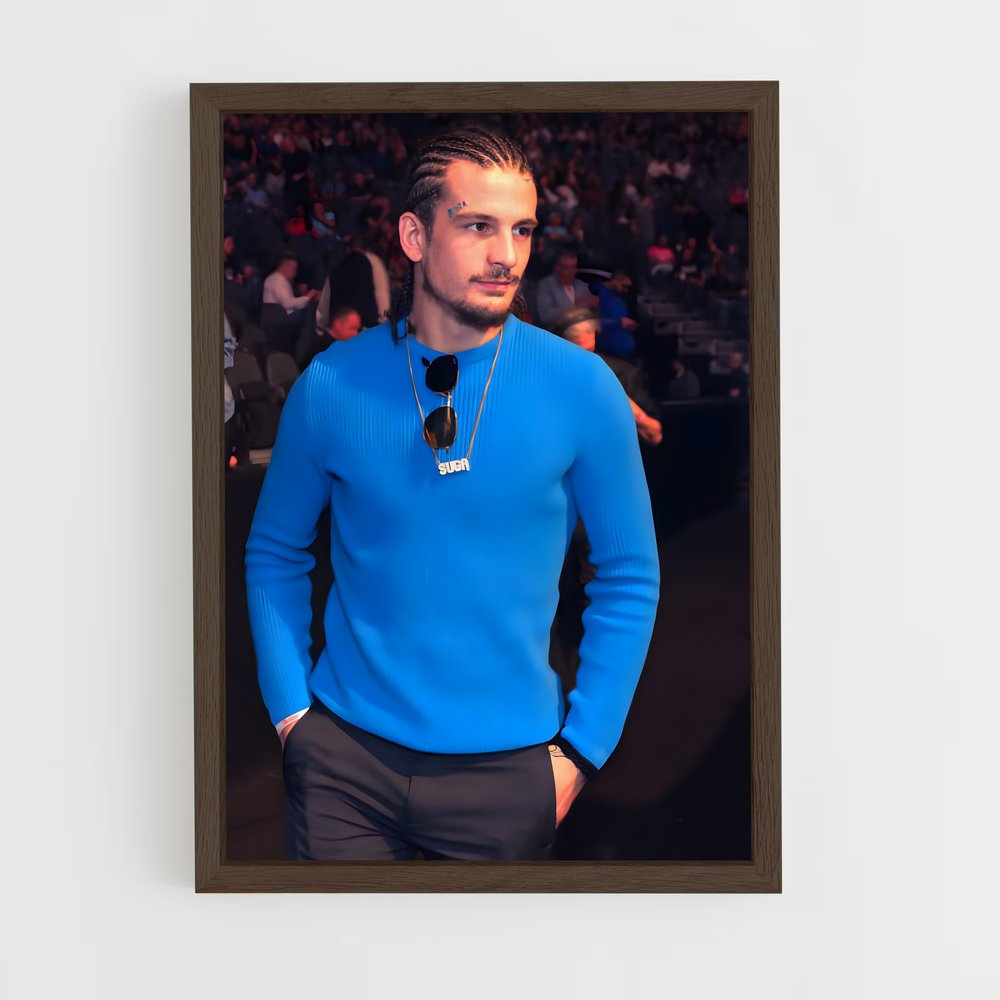 ap-sean o'malley-9 cadre Bois foncé