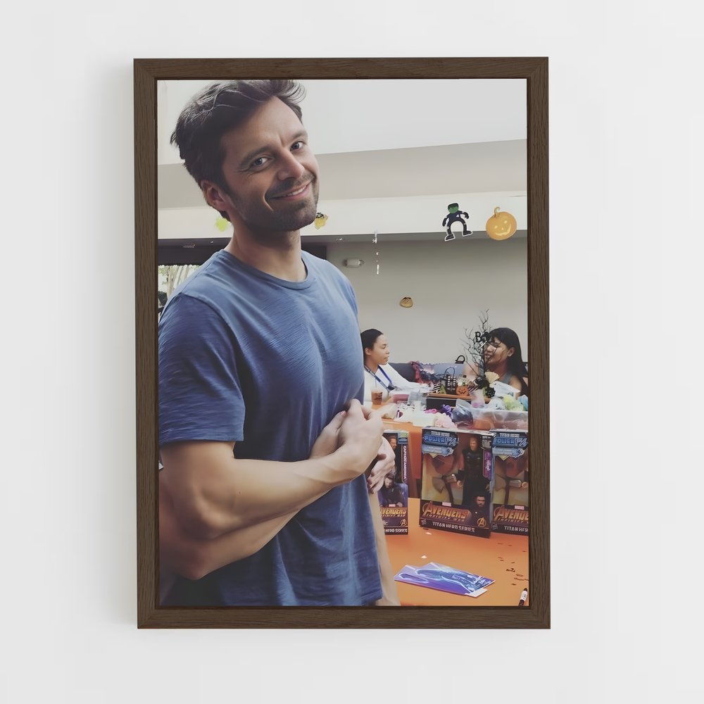ap-sebastian stan-9 cadre Bois foncé