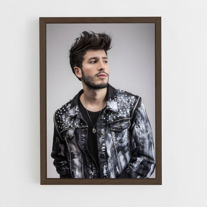 ap-sebastian yatra-3 cadre Bois foncé