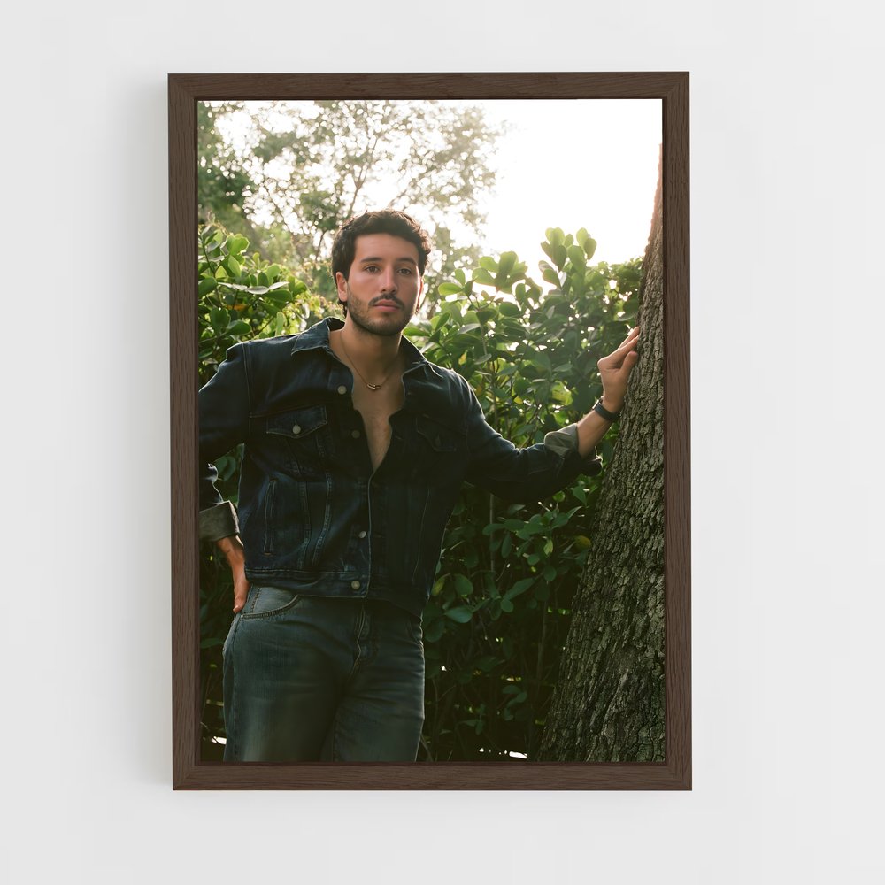ap-sebastian yatra-9 cadre Bois foncé