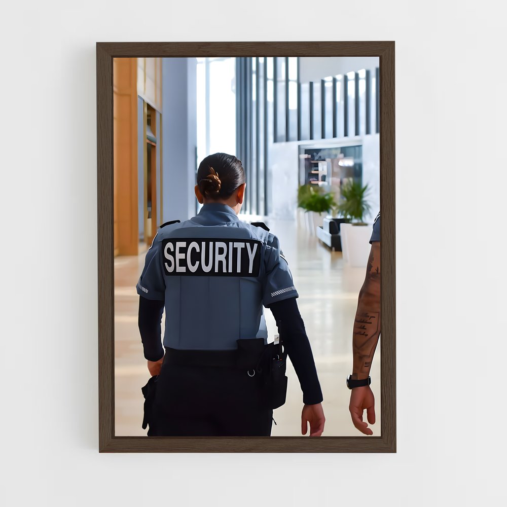 ap-security guard-3 cadre Bois foncé