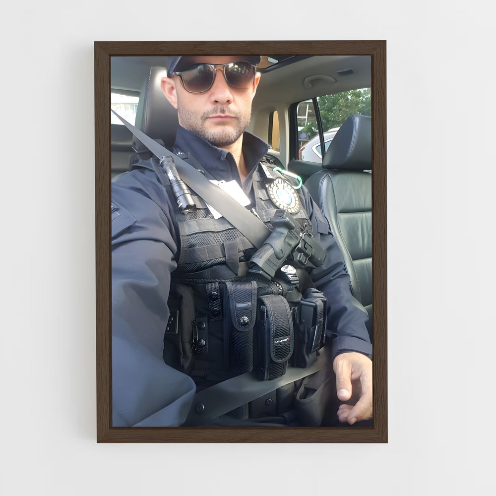 ap-security guard-8 cadre Bois foncé