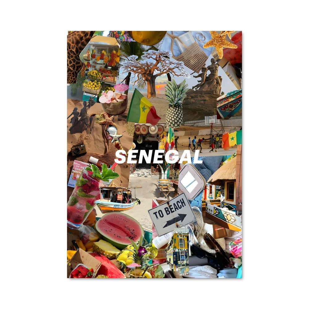 Poster Couleurs du Sénégal