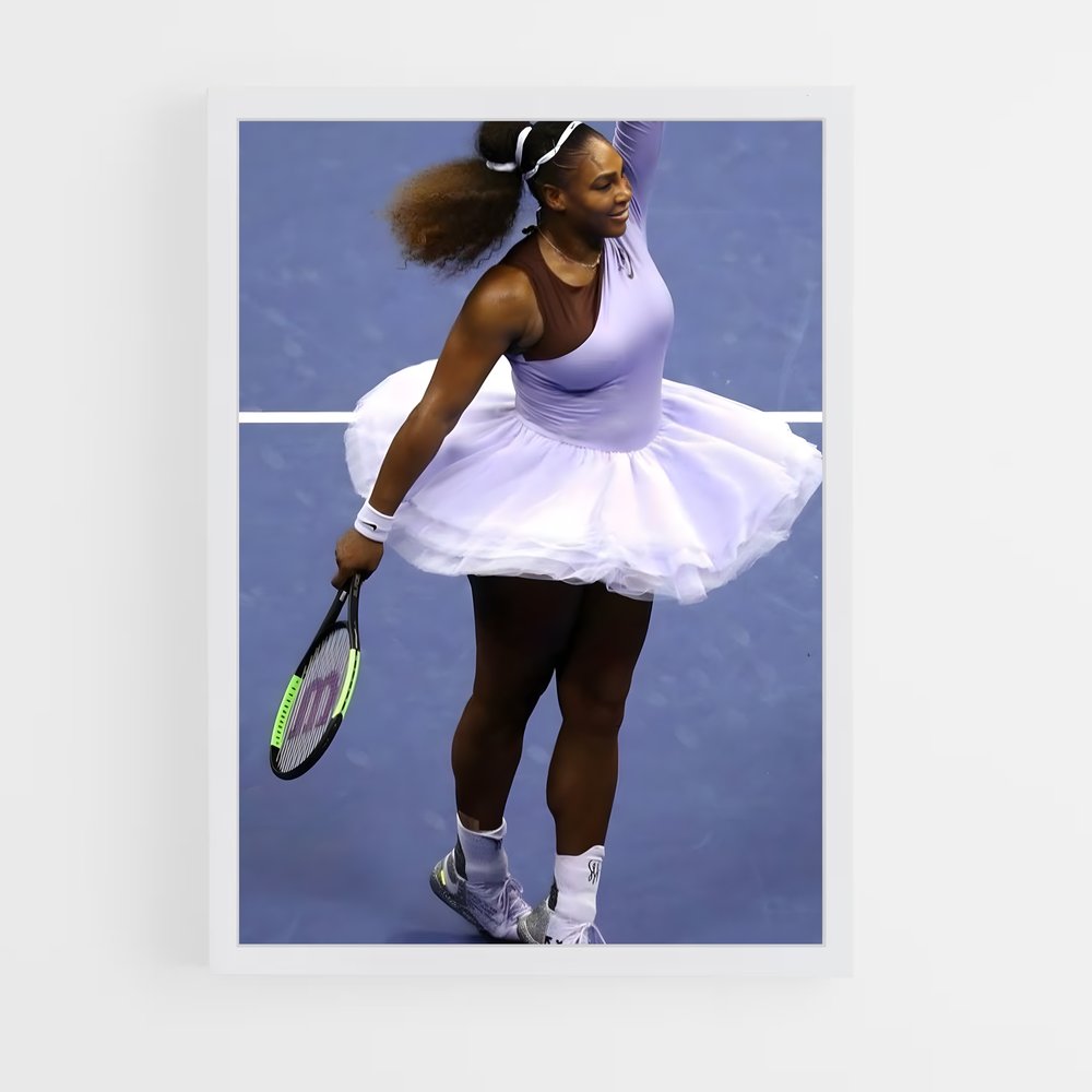 ap-serena williams-11 cadre Blanc