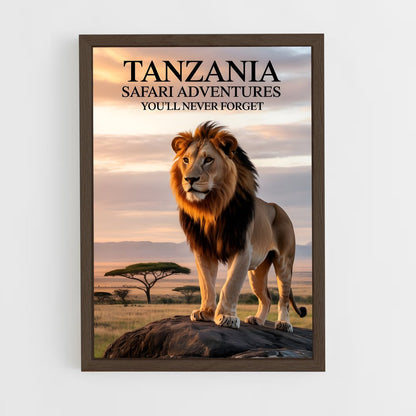 ap-serengeti plains-1 cadre Bois foncé