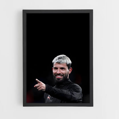 ap-sergio aguero-10 cadre Noir