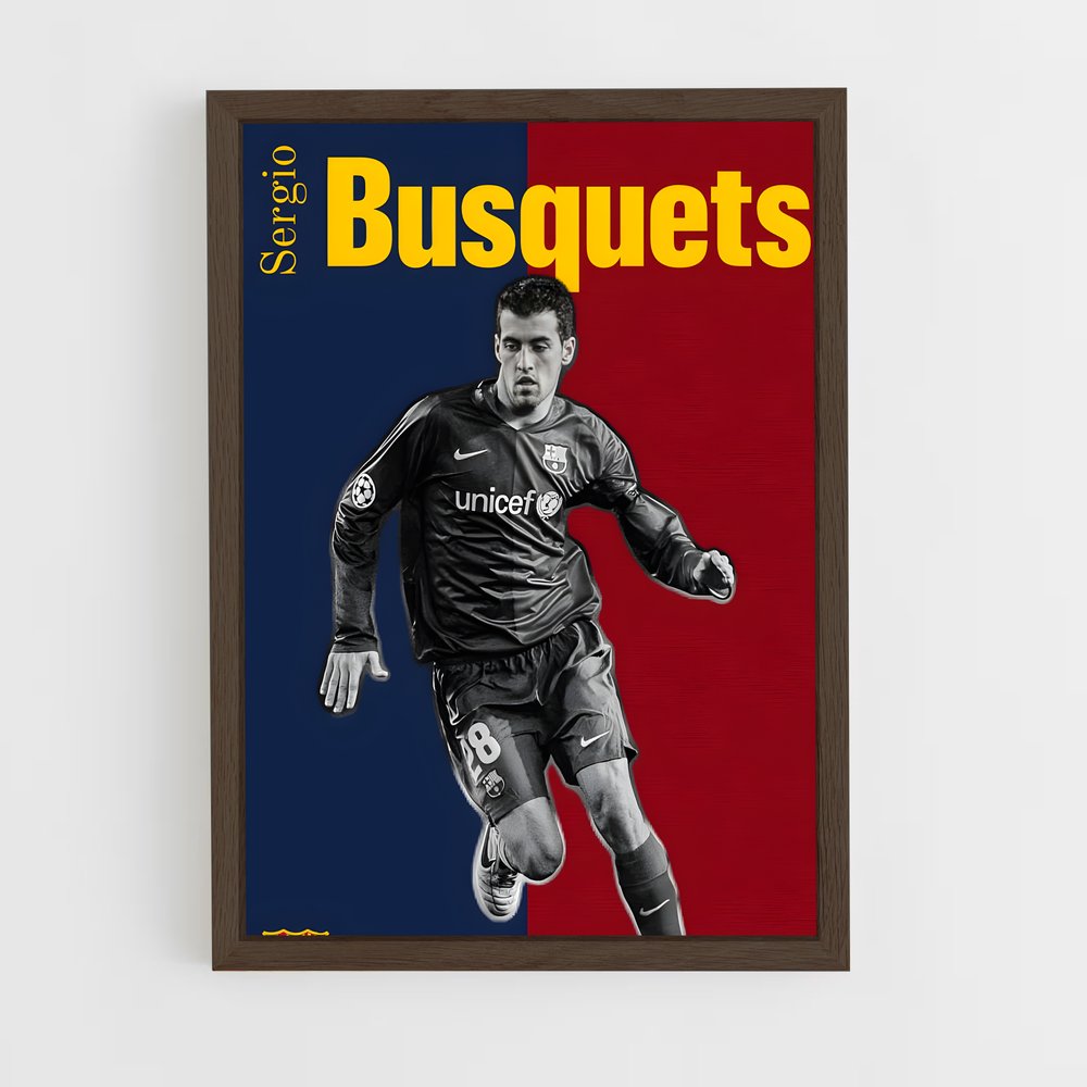 ap-sergio busquets-11 cadre Bois foncé