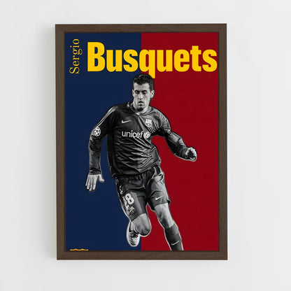 ap-sergio busquets-11 cadre Bois foncé