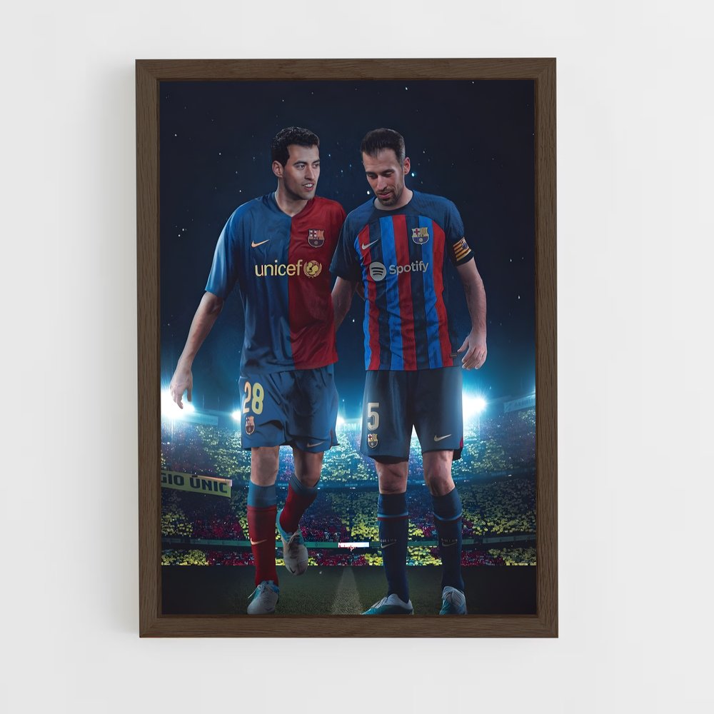 ap-sergio busquets-7 cadre Bois foncé