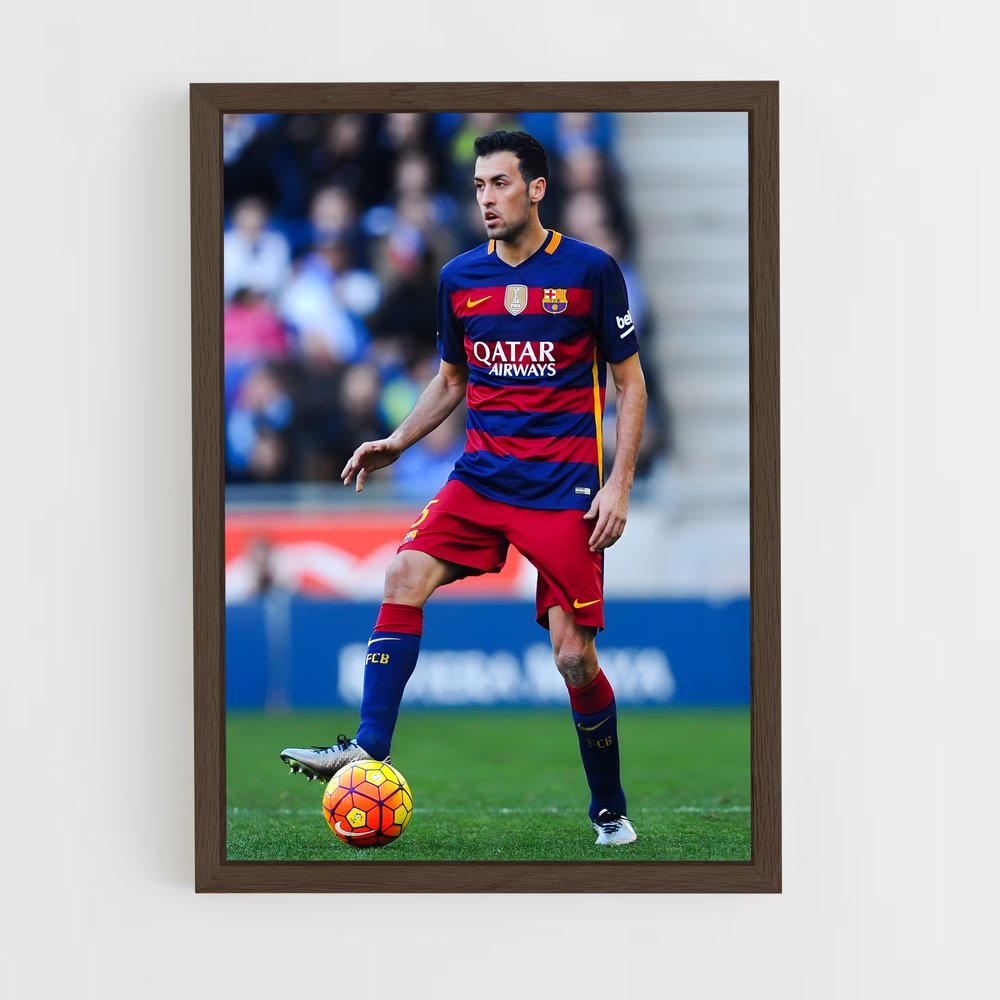 ap-sergio busquets-8 cadre Bois foncé
