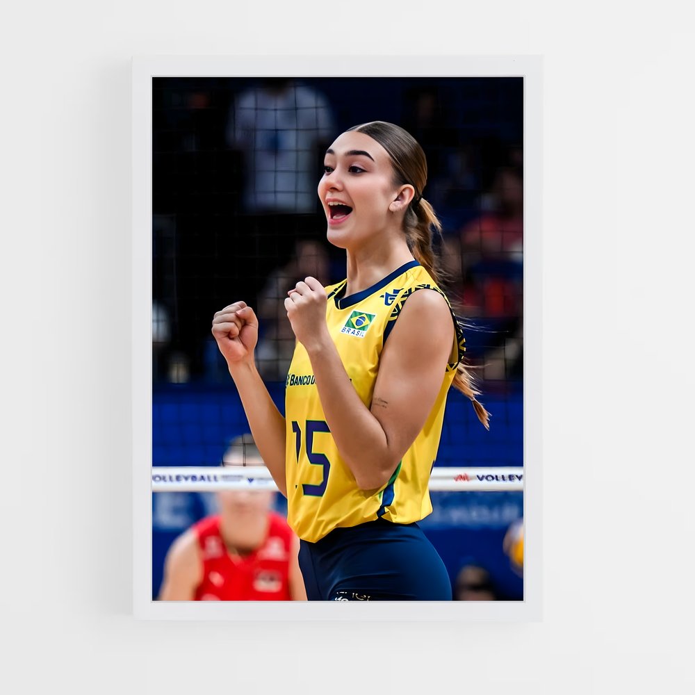 ap-serie a1 italy volleyball-5 cadre Blanc