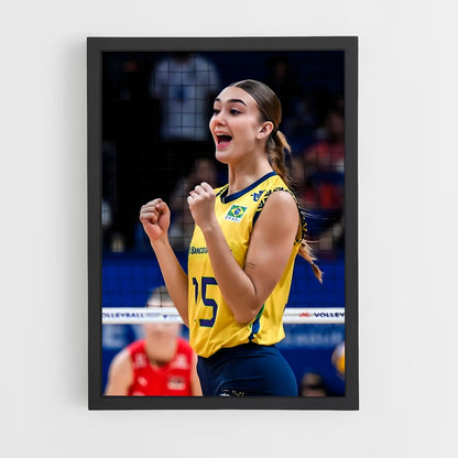 ap-serie a1 italy volleyball-5 cadre Noir