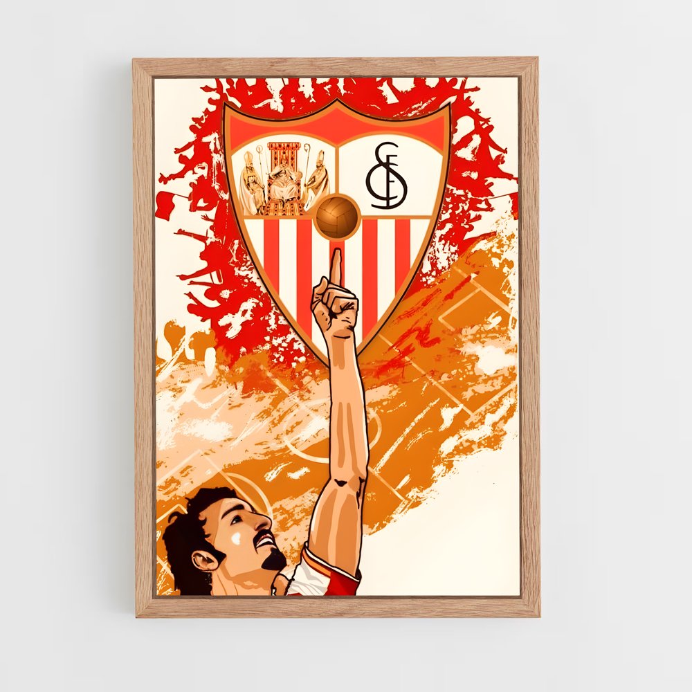 ap-sevilla fc-10 cadre Bois clair