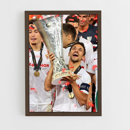 ap-sevilla fc-13 cadre Bois foncé