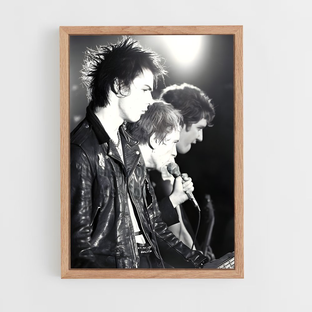 ap-sex pistols-4 cadre Bois clair